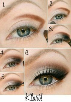 Eyeshadow Brown Eyeshadow Tutorial, Prom Ponytail, Seductive Eyes, Eyeshadow Colors, Hair Prom, Prom Updos