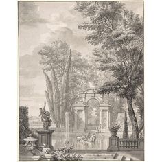 Landscape with Architecture Poster Print by Isaac de Moucheron (Dutch Amsterdam 1667 ??1744 Amsterdam) (18 x 24) Image 1 European Architecture Wall Art, Architecture Artists, Baroque Decor, Scenic Wallpaper, Architecture Poster, Landscape Artist, Design Museum, Metropolitan Museum Of Art, Metropolitan Museum