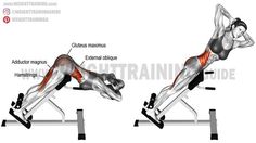 an image of a man doing exercises on the incline bench with muscles highlighted and labeled