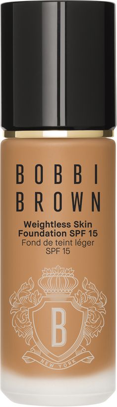 Weightless Skin Foundation SPF15 är en foundation som känns underbart lätt på huden samtidigt som den erbjuder upp till 24-timmars hållbarhet och återfuktning. Denna foundation ger huden en naturlig matt finish med medeltäckning. Det gör produkten: Med Smart Skin-Balancing Technology kontrollerar denna foundation hudens glans och ger en halvtäckande finish samtidigt som den döljer porernas utseende. Den känns behaglig och låter huden andas. Pumpa ut på baksidan av din hand och buffa på ansiktet Bobbi Brown Foundation Golden Honey, Skin Foundation, Spf 15, Bobbi Brown, Almond, Walnut, Foundation, Skin, Makeup