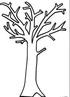 a black and white drawing of a tree