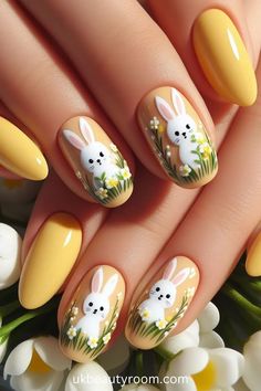 Step into the Easter vibe with these 21 fantastic nail designs! Whether it’s adorable bunnies or vibrant eggs, we’ve got you covered to make your nails pop! Spring, pretty pastel color, easy, natural, cute, simple, gel, acrylic, dip, for short nails, coffin, short, almond shape, long. Vibe Nails, Wallpaper Easter, Pink Nail Art Designs