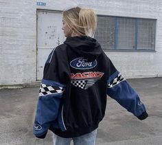 Racecar Jacket, Meagan Brandy, Cute Jackets, Swaggy Outfits, Cool Hoodies, Basic Outfits