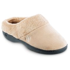 Step into luxurious style and comfort with these isotoner slippers. Microterry is supremely soft for relaxing spa comfort with every step. Extra cushy heel supports your foot and absorbs impact for all-day comfort.Click this FOOTWEAR GUIDE to find the perfect fit and more! SHOE FEATURES Slip-on design Embroidered logo detailSHOE DETAILS 0.25-in. platform Flat sole Round toe Machine wash, dry flat ImportedSHOE CONSTRUCTION Polyester upper, lining Padded footbed Rubber outsole Size: Small. Color: Isotoner Slippers, Trendy Slippers, Cozy Things, Platform Flats, Relax Spa, Clog Slippers, Outdoor Slippers, Sheepskin Boots, Slip On Mules