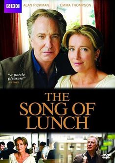 the song of lunch on dvd, with an older man and woman standing next to each other