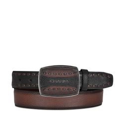 PRICES MAY VARY. Genuine deer leather and bovine leather Genuine deer leather and bovine leather Liner in bovine leather engraved with Cuadra logo serigraphy With 38 mm lined buckle It presents handwoven details along the strap and metallic application of Cuadra logo in the buckle Western belt for men in genuine deer leather. It features fabric details in buckle and tip. With 38 mm lined buckle with Cuadra metal application. Bovine leather lining engraved with Cuadra logo silkscreen. Leather Engraved, Leather Engraving, Cowboy Belt, Belt For Men, Mens Cowboy, Western Belt, Branded Belts, Western Belts, Leather Care