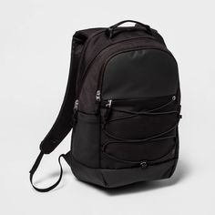 Why we’re ALL IN: On-the-go necessities and travel items can be stowed in one place with this water-resistant backpack. Various exterior and interior zip pockets, including two bottle holders, help separate and organize your items, while the main zippered compartment is perfect for larger belongings. A laptop pocket is suitable for your electronics, and you can find the right fit for comfortable carrying with the help of adjustable straps and a loop handle. All in Motion™: Made for every move, p Cute Cheap Backpack For Everyday Use, Affordable Durable Backpack For Back To School, Cheap Navy Backpack For Students, Cheap Durable Backpack For Back To School, Affordable Trendy Backpack With Multiple Compartments, Affordable Functional Backpack For Sports Events, Cheap Everyday Waterproof Backpack, Cheap Backpack For Shopping, Cheap Waterproof School Backpack