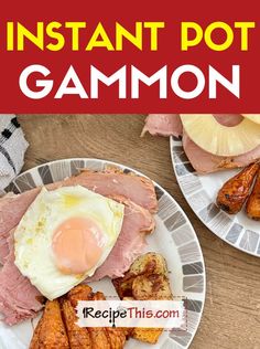 Pressure Cooker Gammon Best Instapot Recipes, Roast Dinners, Recipe Keeper, Cooked Pineapple, Instant Pot Soup Recipes, Best Instant Pot Recipe, Amazing Appetizers, Roast Dinner