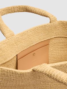 Find SAINT LAURENT Raffia Blend Tote Bag on Editorialist. Item Code:79I-G1N027 Item Color: Naturel Height: 43cm Width: 35cm Depth: 18cm Handle drop: 21cm Double top handles Front logo detail One internal pocket Unlined Composition: 50% Raffia, 50% Viscose Luxury Beige Bucket Bag With Intrecciato Weave, Luxury Beige Crochet Tote Bag, Luxury Natural Straw Bag For Shopping, Natural Bucket Bag With Intrecciato Weave, Luxury Beige Crochet Bag With Handles, Luxury Natural Woven Crochet Bag, Beige Rectangular Straw Bag With Intrecciato Weave, Rectangular Natural Bucket Bag With Intrecciato Weave, Luxury Handwoven Crochet Bag For Shopping