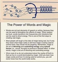 The Power Of Words, Power Of Words, Mind Power, Ancient Knowledge, Knowledge And Wisdom, Magic Words