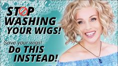 STOP WASHING your WIGS! | SAVE your WIGS! | DO THIS INSTEAD! | How to REMOVE ODORS/OILS/DUST/MAKEUP! How To Wash A Synthetic Wig, Wig Maintenance, Girl Time, Makeup Youtube, Wig Styling, Coconut Butter