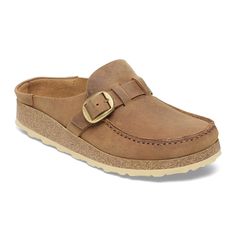 Buckley Oiled Leather Cognac | BIRKENSTOCK Colorado Shoes, Birkenstock Buckley, Smartwool Socks, Van Accessories, Leather Clogs, Natural Leather, Moccasins, Cognac, Leather Sandals