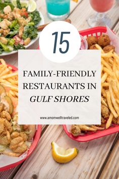 the top five family - friendly restaurants in gulf shores