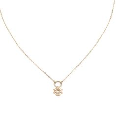 Never Ending - True Love : Fine Layer Necklace Refined Gold Diamond Necklace Gift, Timeless Yellow Gold Necklace With Flower Pendant, Timeless Yellow Gold Flower Pendant Necklace, Refined Gold Solitaire Necklace As Gift, Refined Gold Solitaire Necklace For Gift, Thread Chains, Belcher Chain, Gold Disc, Layer Necklace