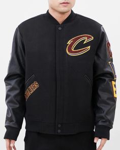 Collegiate Black Winter Outerwear, Collegiate Black Track Jacket For Fall, Black Collegiate Track Jacket For Fall, Collegiate Outerwear For Fall Streetwear, Collegiate Hooded Outerwear For Fall, Varsity Jacket Black, Racer Jackets, Cotton Jacket Men, Cotton Jackets Women