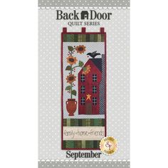 the back door quilt pattern is shown