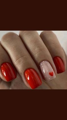 Valentine Nail Art, February Nails, Valentine Nails, Colorful Nails, Cute Gel Nails, Bride Nails, White Nail, Dipped Nails, Chic Nails