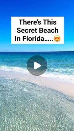 there's this secret beach in florida