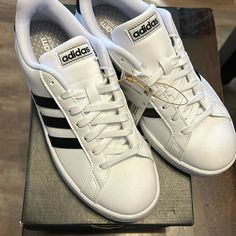 Adidas Grand Court Shoes.. Size 7 Adidas Grand Court, Shoes Adidas, Shoes Color, Adidas Black, Court Shoes, Black Adidas, Adidas Shoes, Adidas Women, Athletic Shoes