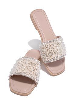 Miss Lola | Nude Faux Pearl Slip On Sandals – MISS LOLA Miss Lola, Nude Sandals, Slip On Sandals, Embellished Sandals, Flash Photography, Photography Editing, Slip On Sandal, Faux Pearl, Embellishments