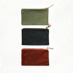 Learn to sew a lined pouch with a metal zipper and leather pull! Leather Tray, Leather Hardware, Everyday Tote, Market Tote, Crossbody Tote, Leather Pulls, Persimmon, Leather Wristlet, Leather Zipper