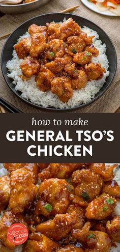 In the mood for chicken for dinner? Why not try make this easy chicken recipe? This easy General Tso’s chicken recipe is quick and easy dinner option your family will love. Click the link to make these sweet coated, deep-fried chicken pieces that are similar to sesame chicken or orange chicken, only a tad spicy. General Chicken Recipe, General Tsos Chicken, Homemade Chinese Food, Sweet And Spicy Chicken, Chinese Cooking Recipes, Takeout Food