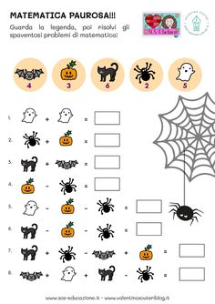 halloween worksheet for kids to practice counting