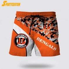 Cincinnati Bengals Mens Nfl Beach Board Shorts Limited Edition Gift : Show Your Team Spirit in Style! These vibrant shorts feature your favorite NFL t... 32 Nfl Teams, Beach Sports, Water Sports Activities, Sunny Beach, Sports Activities, Beach Shorts, Cincinnati Bengals, Nfl Teams, Board Shorts