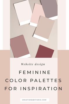 the feminine color palettes for inspiration