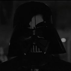 darth vader from star wars in the dark