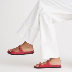 J.Crew: Colbie Buckle Sandals In Leather For Women Buckle Sandals, Spring 2024, Smooth Leather, Fashion News, Womens Sandals, Shoes Sandals, J Crew, Leather Upper, Buckle