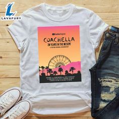 Coachella Valley Music And Arts Festival 2024 T-Shirt   Your everyday style essential. Made with soft, breathable fabrics for comfort all day long. Choose from a variety of designs and colors to showcase your personal style. Perfect for casual outings or layering with other pieces. Versatile, timeless, and a must-have in any wardrobe.Coachella Valley Music And Arts Festival 2024 T-Shirt – Our Custom T-shirts are what you are looking for. Made with highly breathable and soft fabric, our Summer Graphic Design Tops For Fan Merchandise, Graphic T-shirt For Summer Concerts, Summer Band Merch T-shirt, Pre-shrunk, Summer Band Merch T-shirt Pre-shrunk, Summer Concert T-shirt With Letter Print, Summer Band Merch T-shirt With Logo Print, Casual Logo Print T-shirt For Music Festivals, Casual T-shirt With Logo For Music Festivals, Summer Concert T-shirt With Sublimation Print