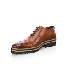 Luxury Leather Dress Shoes With Brogue Detailing, Luxury Lace-up Dress Shoes With Leather Sole, Round Toe Leather Shoes With Brogue Detailing For Galas, Leather Wingtip Lace-up Shoes For Galas, Luxury Leather Lace-up Shoes With Leather Sole, Calf Leather Oxfords For Galas, Luxury Cognac Dress Shoes With Brogue Detailing, Calf Leather Oxfords For Galas With Round Toe, Calf Leather Dress Shoes With Brogue Detailing