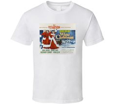 the white christmas movie poster t shirt