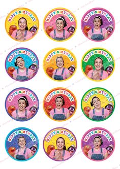 Ms Rachel Cake Topper Printable, Ms Rachel Birthday Party, Baby Birthday Party Theme, Printable Cupcake Toppers, Ms Rachel, Birthday Cupcake Toppers, Birthday Wishes Greetings, Grandson Birthday, Birthday Cake Topper Printable