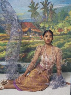 Berkain Outfit, Kain Bali, Tenun Ikat, Outfit Inspo Casual, Traditional Fashion, Casual Chic Outfit, Chic Outfit, Heritage Brands