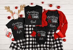 Deck the halls with your favorite tribe! 🎄🦌 Dive into festive fun with our "Christmas with my Tribe" shirts, spotlighting an adorable buffalo plaid Christmas tent. Perfect for every age, from infants to adults! Spread holiday cheer and cousin love this season. 🎁❄️ ✨✨Please note: this listing is only for the pajama top. No bottoms included.  Designed especially for your tribe!  ❄️Festive Christmas design for all ages ❄️Perfect for family photos and gatherings ❄️Soft, comfortable fabric for all Matching Couple Pajamas, Couple Pajamas, Hoodie Fits, Family Christmas Pajamas, Buffalo Plaid Christmas, Family Christmas Shirts, Christmas Couple, Pajama Shirt, Pajama Top