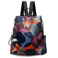 Introducing our Colorful Modern Anti Theft Women Backpack!! Keep your belongings safe with this stylish and secure backpack. With its anti-theft design, you can enjoy peace of mind wherever you go. The vibrant colors and modern style make it a perfect accessory for the fashion-conscious and trendy individuals. Stay organized and on-trend with this must-have backpack. Get yours today! Cindy Sherman, Backpack Outfit, Backpack Free, Isaac Asimov, Girl Backpacks School, Anti Theft Backpack, Bags For Teens, Girl Backpacks, Anti Theft