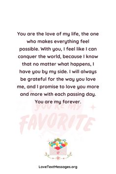 an image of a birthday card with the words, you are the love of my life