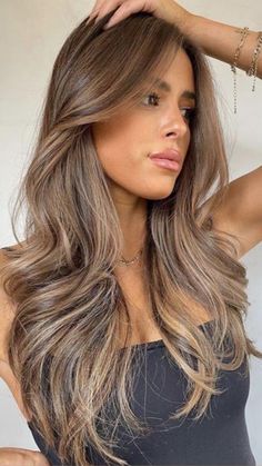 Our Sandy Blonde Balayage shade is summer hair goals!  Tap the link in our bio to explore your next summer hair inspiration!   #luxyhair #luxyhairfordays Light Brown Hair Styles, Brown Hair Styles, Brown Hair Inspiration, Honey Brown Hair, Brunette Balayage