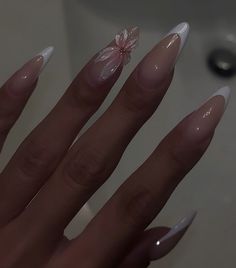 Simple French Tip, Glamour Nails, Nails Aesthetic, Simple Acrylic Nails, Soft Nails, Minimal Aesthetic, Pink Acrylic Nails, Square Acrylic Nails