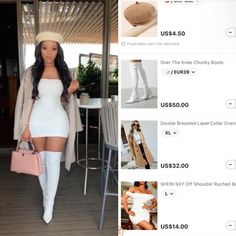 All White Party Outfits Shein, Going Out Outfits Shein, Shein Mom Outfits, Classy Style Black Women, Classical Concert Outfit Classy, Classy Outfits Shein, Fall Birthday Fits, Out Of Town Outfit Ideas, Cute Outfits On Shein