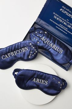 Calling all astrology fans: Slip Silk's new zodiac sign eye masks are the ultimate bedtime treat. Acne Medication, Aries And Capricorn, Nail Fungus Remedy, Tongue Health, Silk Sleep Mask, Thinning Hair, Silk Pillowcase, Gifts Christmas, Sleep Mask