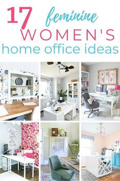 the top ten feminine women's home office decorating ideas for work and play