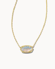 Elisa Gold Pendant Necklace, Elisa Necklace, Elisa Pendant Necklace, Kendra Scott Necklace Elisa, Shape Dress, Kendra Scott Elisa, Preppy Jewelry, Rose Gold Quartz, Kendra Scott Necklace