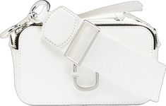 Strap Top, White Bag, Leather Crossbody Bag, White Leather, Leather Crossbody, Leather Shoulder Bag, Camera Bag, Calf Leather, Marc Jacobs