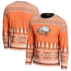 Get ready for the holidays and cheer on the Ohio Northern Polar Bears with the ProSphere Winter Holiday 1.0 Pullover Sweatshirt. This lightweight polyester sweatshirt is perfect for mild temperatures, ensuring you stay warm without overheating. Festive sublimated holiday graphics add a touch of cheer, making it ideal for holiday gatherings or showing off your Ohio Northern Polar Bears spirit during the festive season. Long Sleeve Sweatshirt For Winter Fan Gear, Winter Long Sleeve Tops For Game Day, Winter Fan Gear Sweatshirt With Crew Neck, Winter Fan Apparel Tops, Winter Game Day Long Sleeve Tops, Winter Varsity Pre-shrunk T-shirt, Bears Spirit Shirt, Polar Express Sweatshirt, Polar Bear Sweater