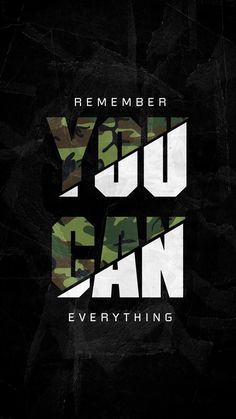 Motivation You Can Do It Quotes, Oneplus Wallpapers, Military Wallpaper, Motivational Quotes Wallpaper, Ipad Wallpapers, Tshirt Printing Design, Typography Tshirt, 로고 디자인