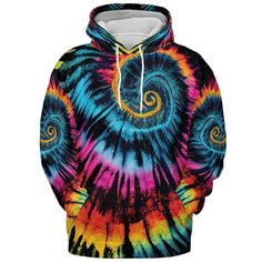 Each hoodie is 100% Premium Quality Poly-Fleece Fabric and hand-finished to ensure your hoodie graphic is aligned, complete, and totally brilliant. The fabric feels soft and comfortable on your skin, superior to other slippery nylon and synthetic insulated jackets. This cozy hoodie will definitely keep you warm on cold nights and add more points to your originality. COMFORT & STYLE 100% High-Grade Polyester Knit Fabric with a brushed fleece inside makes this hoodie ideal for casual days around t Multicolor Fleece Sweatshirt With Drawstring Hood, Multicolor Hoodie Sweatshirt With Drawstring, Multicolor Drawstring Hooded Sweatshirt, Multicolor Fleece Hoodie With Drawstring Hood, Cottagecore Animals, Tie Dye Painting, Hoodie Graphic, 360 Design, Graphic Tank Tops