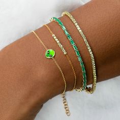 Shop our Peridot Tennis Bracelet in 14K/18K White Gold. This custom stacking bracelet features the beautiful August birthstone, making it the perfect handmade Christmas gift. Take advantage of our Cyber Sale now!𝐅𝐞𝐚𝐭𝐮𝐫𝐞𝐬:• 𝐌𝐚𝐝𝐞 𝐭𝐨 𝐎𝐫𝐝𝐞𝐫• 𝐌𝐞𝐭𝐚𝐥: 𝟏𝟒𝐊 | 𝟏𝟖𝐊• 𝐁𝐚𝐧𝐝 𝐂𝐨𝐥𝐨𝐫𝐬: Rose Gold, Yellow Gold & White Gold• 𝐂𝐮𝐬𝐭𝐨𝐦 𝐂𝐫𝐨𝐜𝐨𝐝𝐢𝐥𝐞 𝐋𝐨𝐜𝐤𝐒𝐭𝐨𝐧𝐞:• 𝐒𝐭𝐨𝐧𝐞 - Natural Peridot• 𝐒𝐡𝐚𝐩𝐞 - Round Cut• 𝐒𝐢𝐳𝐞 - 1.70 MM• 𝐂𝐚𝐫𝐚𝐭 𝐖𝐞𝐢𝐠𝐡𝐭 - 1 Stacked Wedding Rings, Birthstone Bracelet, Peridot Stone, August Birthstone, Handmade Christmas Gifts, Band Bracelet, Birthstone Bracelets, Engagement Rings Oval, August Birth Stone